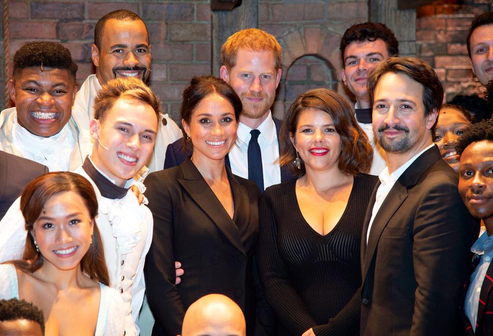 Lin-Manuel Miranda Was &lsquo;Nervous&rsquo; to See 'Hamilton' With Harry and Meghan