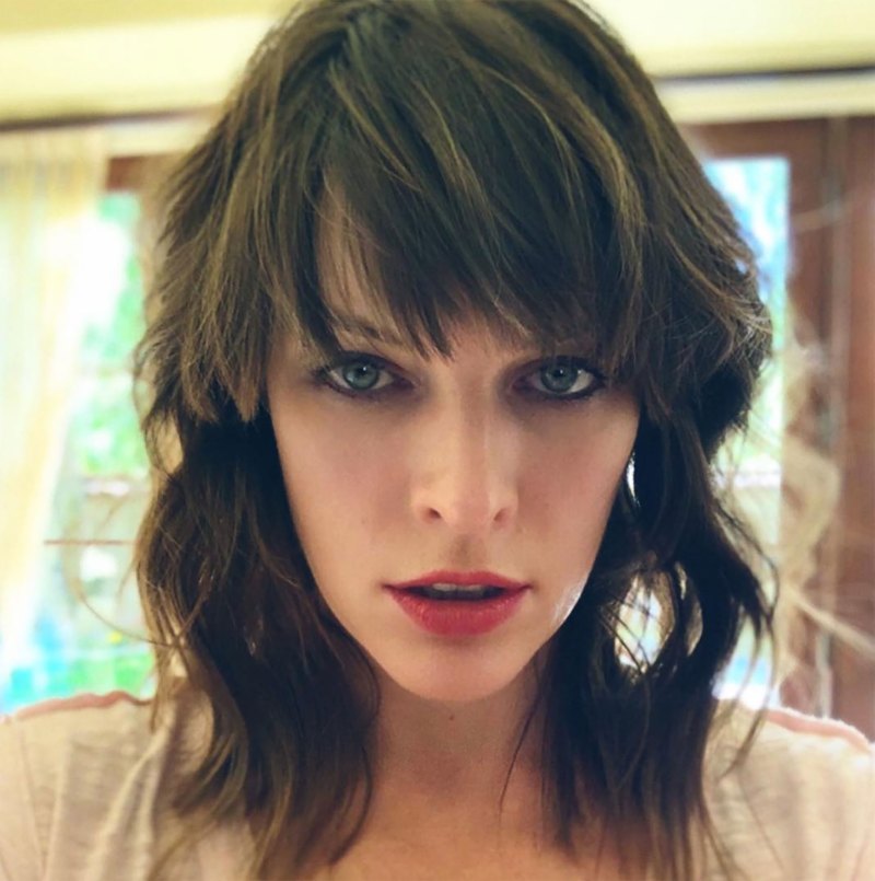 Milla Jovovich's Choppy Fringe Is One of Our Favorite Cuts of 2019