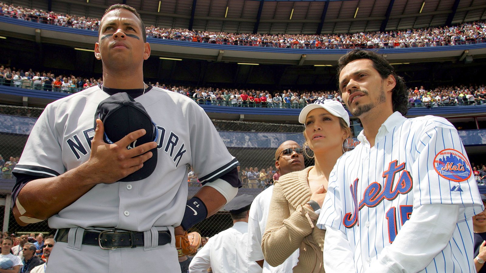 Old Photo of J. Lo, A-Rod and Marc Becomes Meme After Engagement