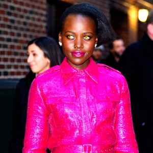Lupita Nyong'o Looks Like the Chicest Vampire Ever on The Late Show