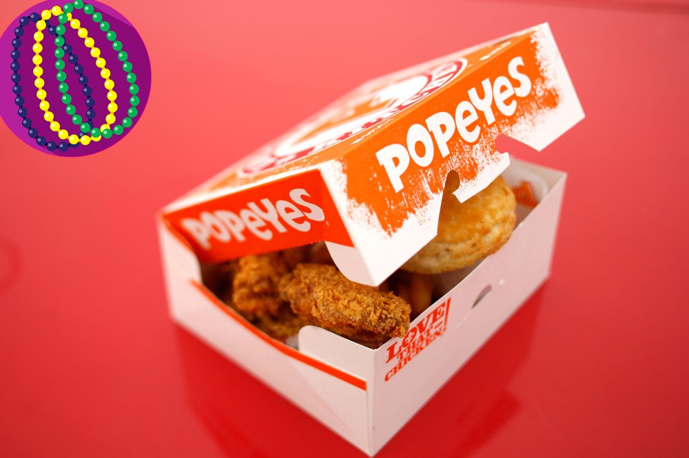 Popeyes Mardi Gras Beads Include a Box of Chicken, Don’t Require Flashing