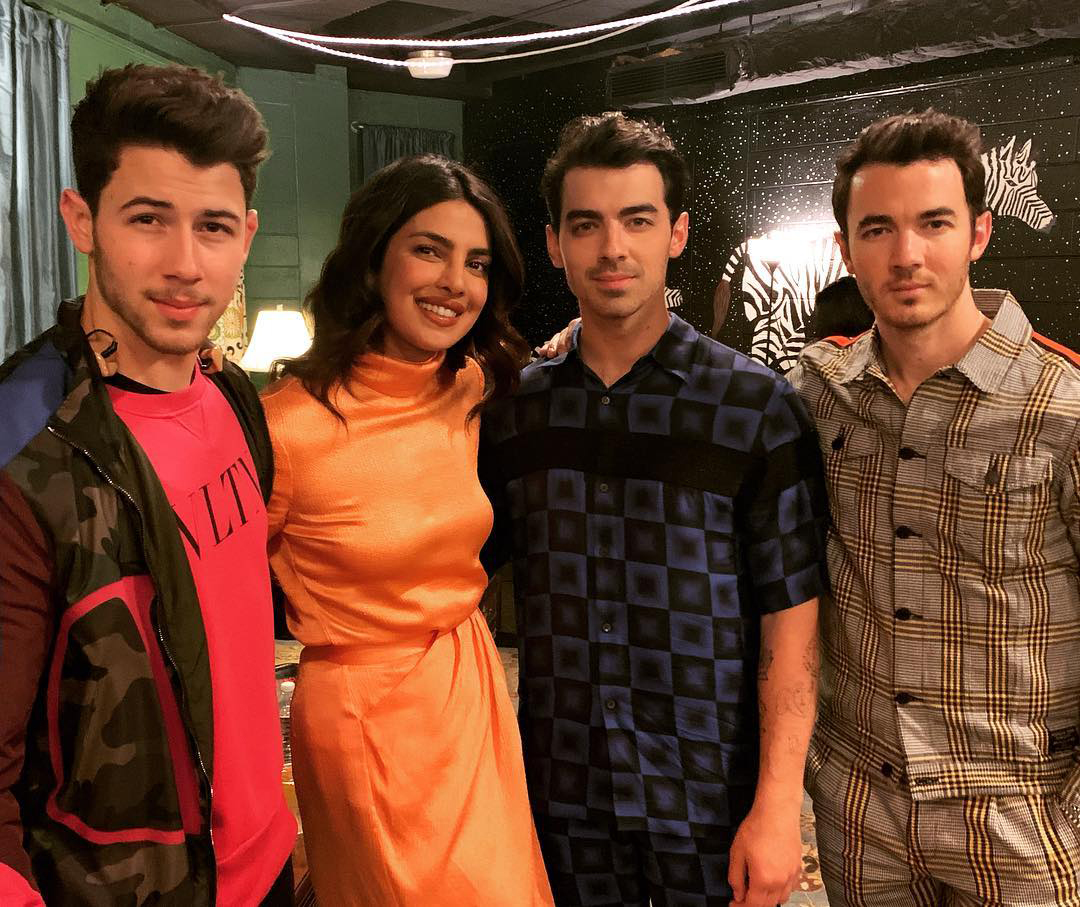 Priyanka Chopra attends her first Jonas Brothers concert