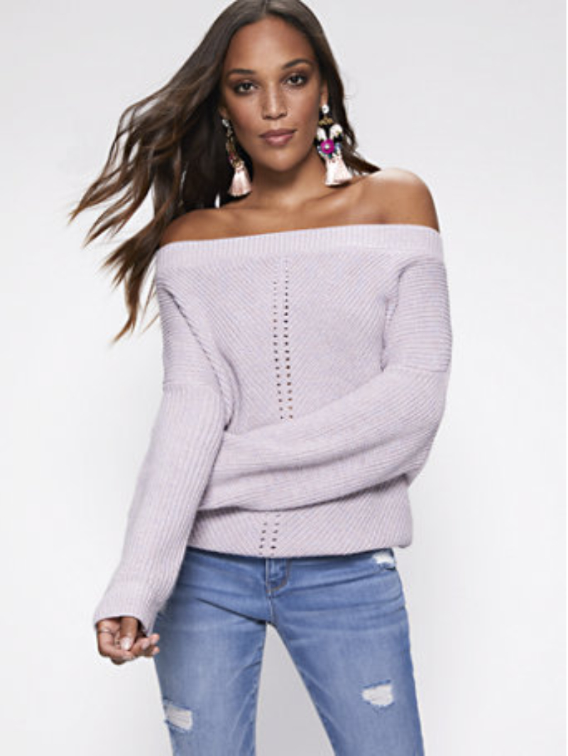 Shimmering Sweater Purple