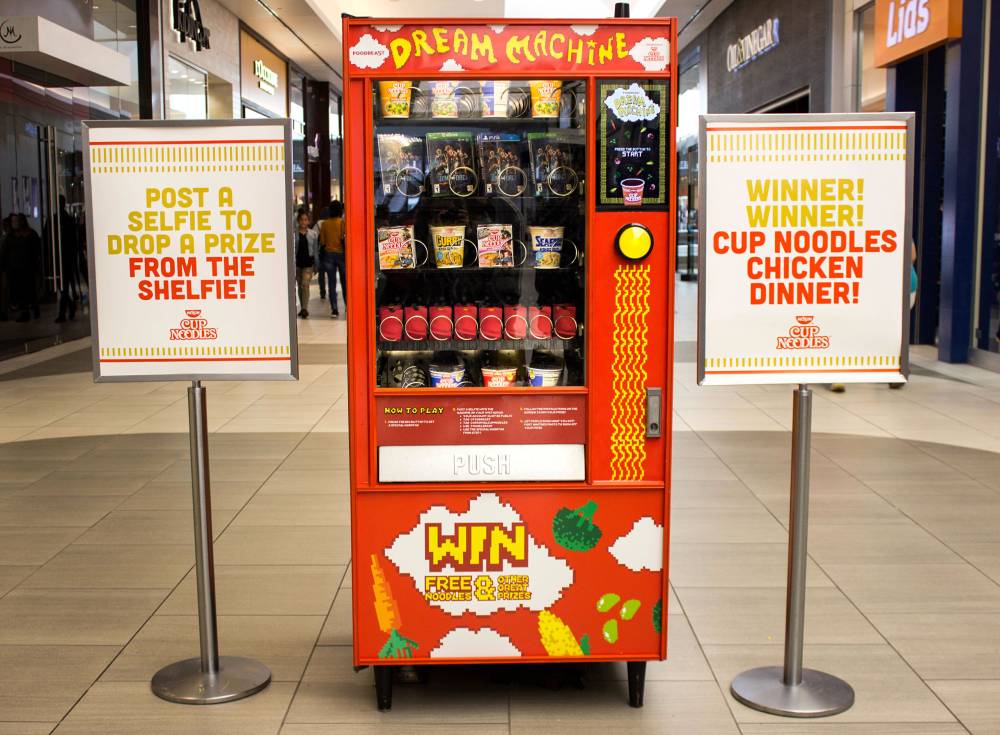 This New Cup Noodles Machine Uses Instagram as Currency: Here’s How it Works