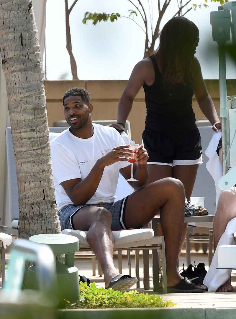 Tristan Thompson Relaxes at Pool Party With Multiple Women After Khloe Kardashian Split
