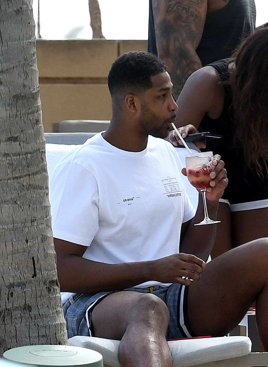 Tristan Thompson Relaxes at Pool Party With Multiple Women After Khloe Kardashian Split