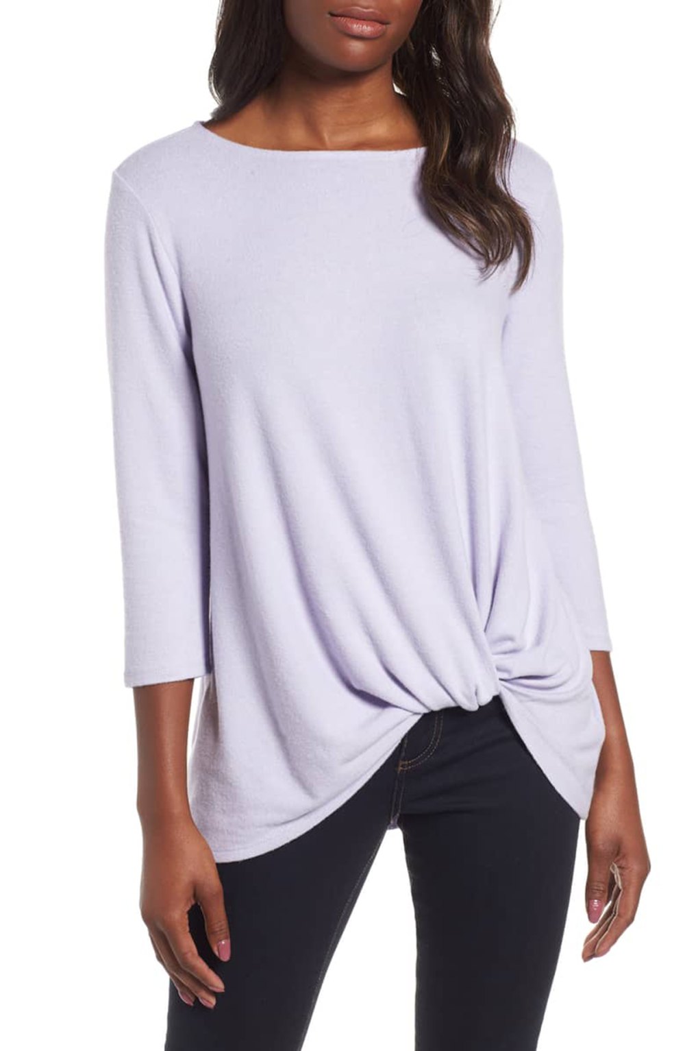 Twist Sweater Purple