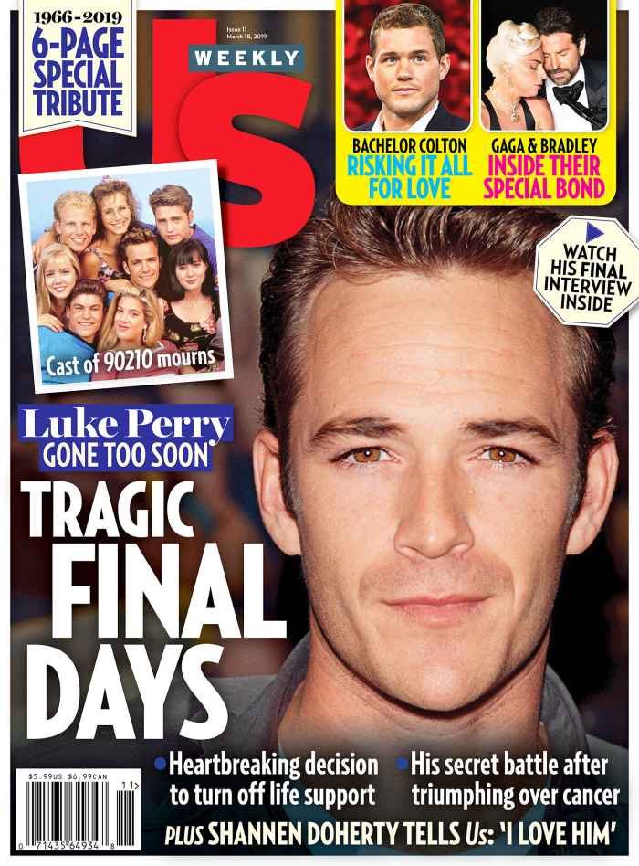 Inside Luke Perry's Close Bond With His Kids Us Weekly Cover Luke Perry Dead