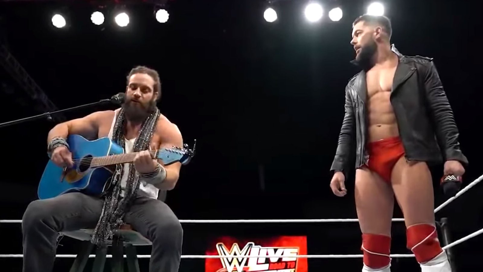 WWE Stars Finn Balor and Elias Sing ‘Shallow’ in the Ring