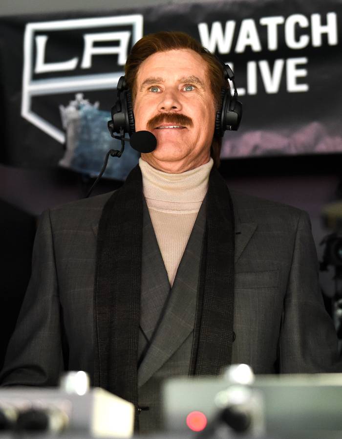 Stay Classy! Will Ferrell Revives Anchorman’s Ron Burgundy Hockey Game