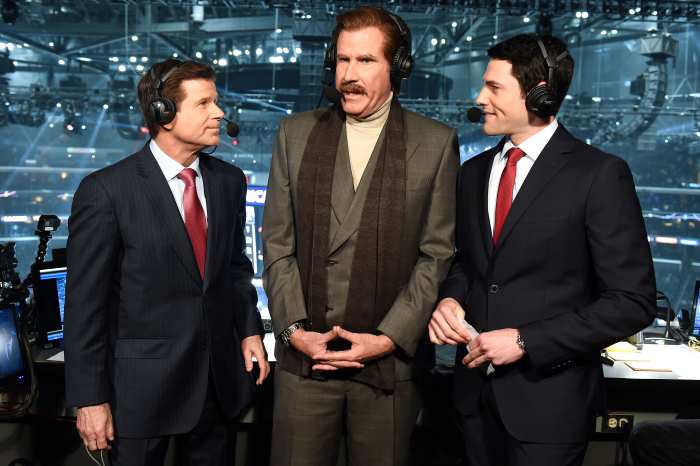 Stay Classy! Will Ferrell Revives Anchorman’s Ron Burgundy Hockey Game