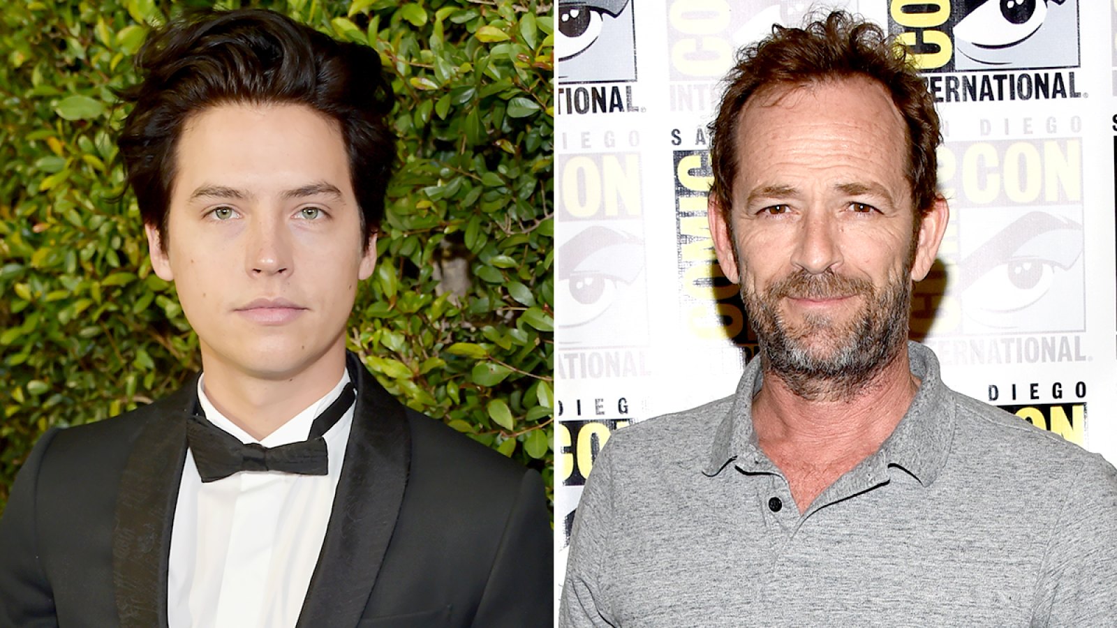 Cole Sprouse and Luke Perry