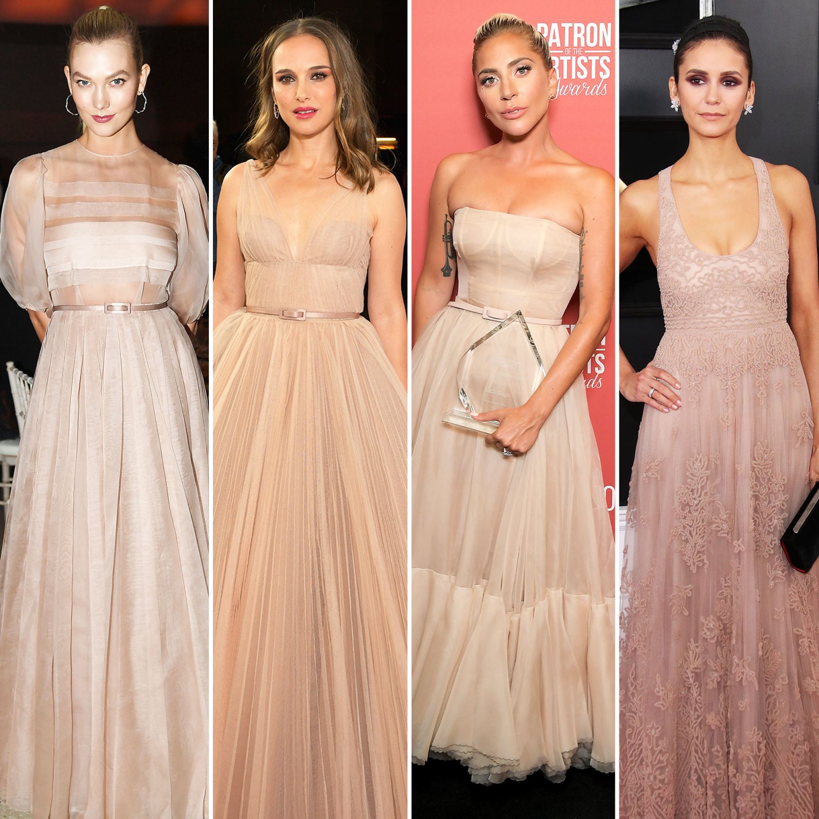karlie kloss Natalie Portman Lady Gaga, Nina Dobrev Dior red carpet gallery for Stylish