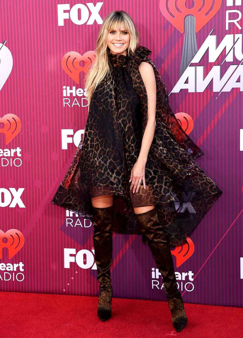 Heidi Klum See What the Stars Wore to the iHeart Radio Music Awards 2019