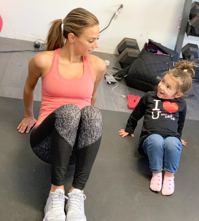 Jana Kramer Did a Weekend Workout for the Most Relatable Reason