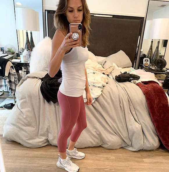 Jana Kramer Did a Weekend Workout for the Most Relatable Reason