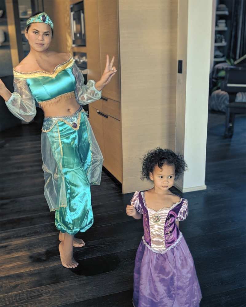 Every Time Chrissy Teigen’s Daughter Luna Legend Has Rocked a Princess Dress