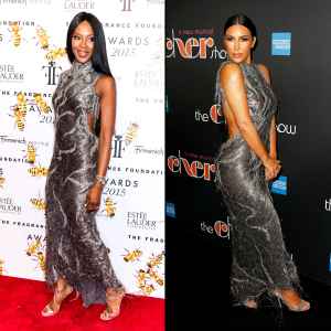 Kim Kardashian Trying to Cop Naomi Campbell’s Style? Social Media Investigates