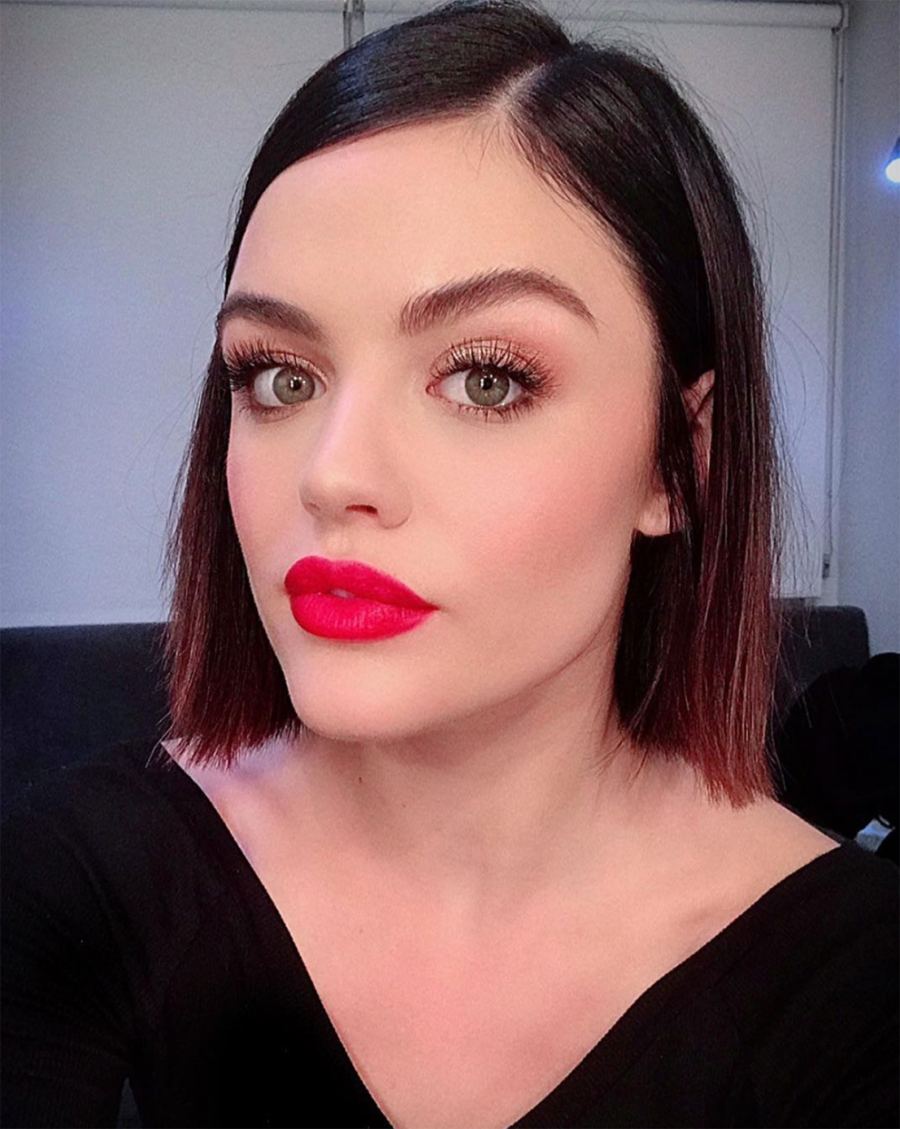 Lucy Hale Nina Dobrev's Makeup Pro Shares Sneaky Tip for Softer Red Lipstick