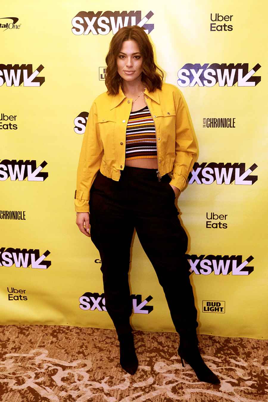 Ashley Graham Stars Were All About the Crop Top at Day 6 of SXSW
