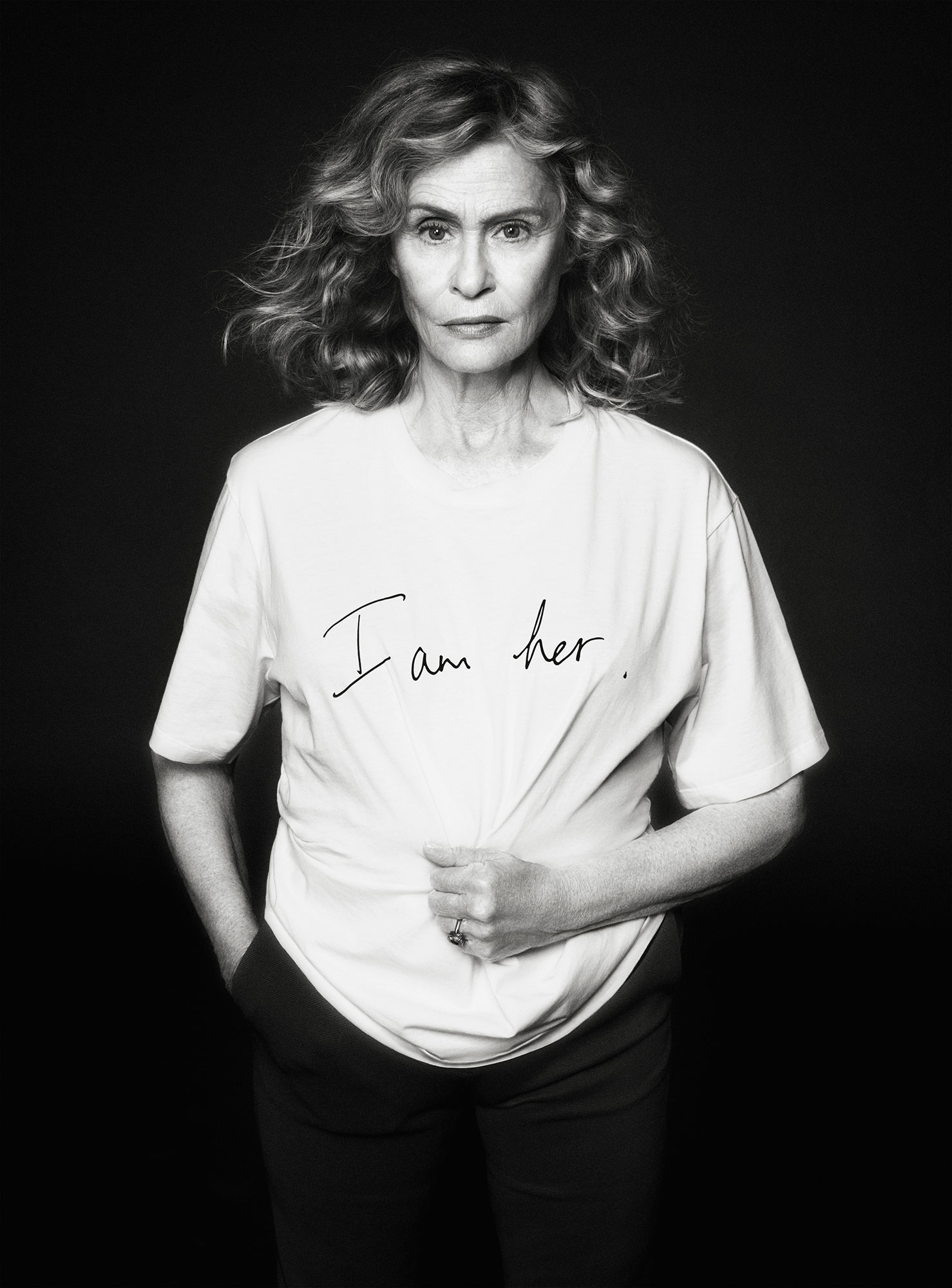 Lauren Hutton Net-a-Porter Is Here With a Star-Studded T-Shirt Collection for International Women's Day