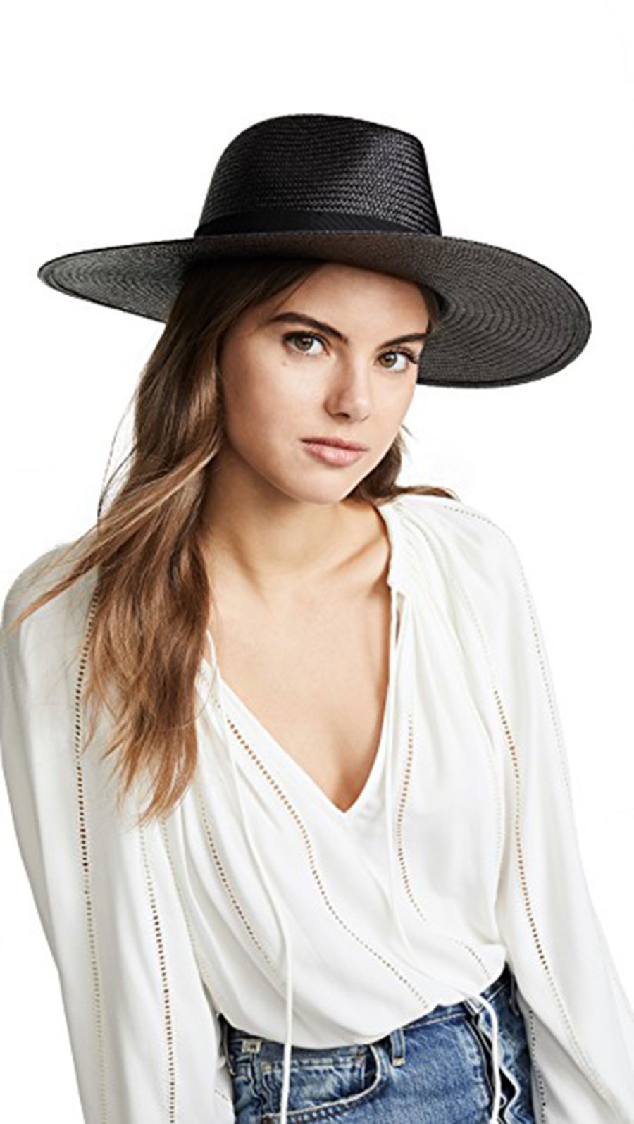 7 Black Panama Hats Inspired by Gigi Hadid¹s Œ90s Wedding Style