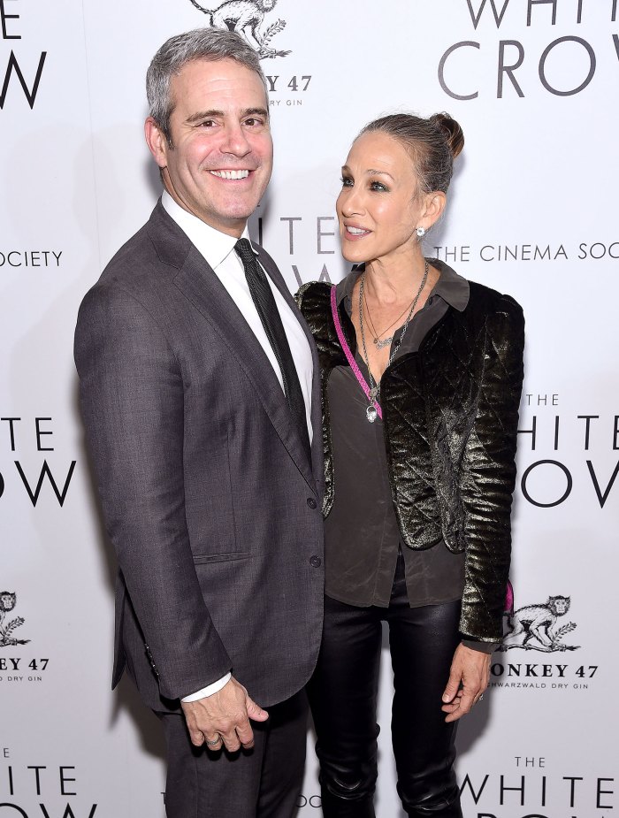 Andy Cohen and Sarah Jesica Parker