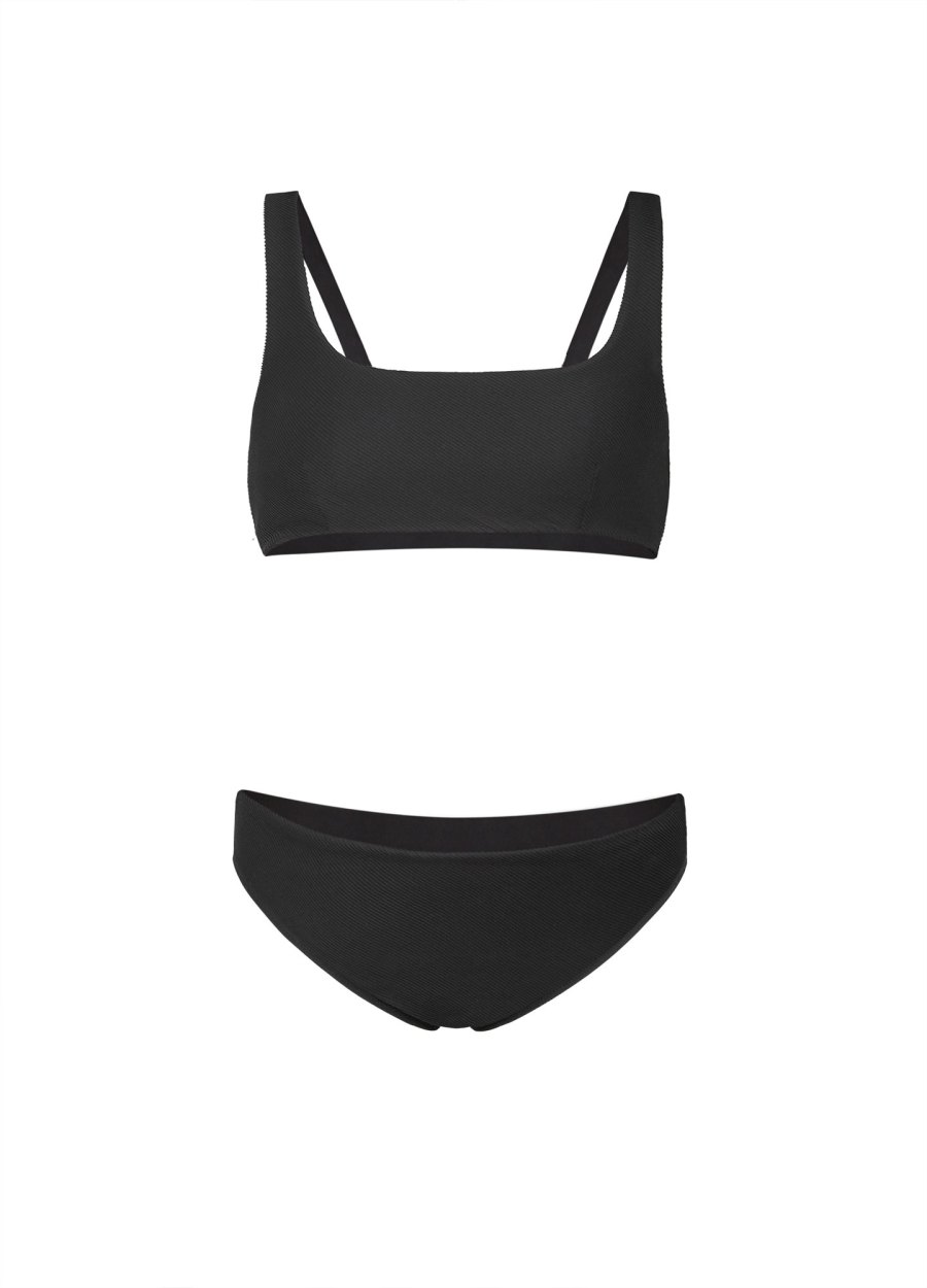 Black Antibes Bikini Duchess Meghan's Favorite Maternity Line, Hatch, Launches Swimwear Collection Today