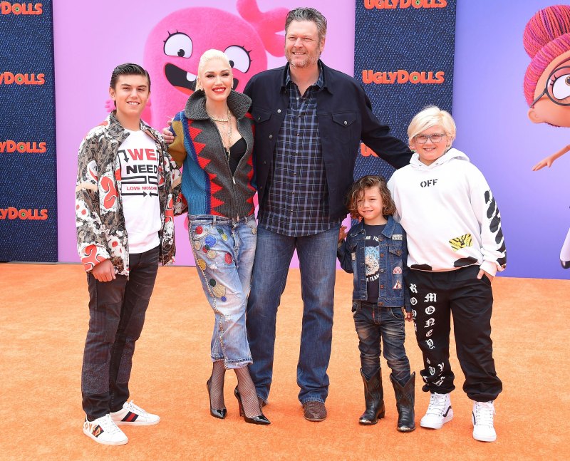 Blake Shelton, Gwen Stefani and Kids Attend 'Ugly Dolls' Premiere