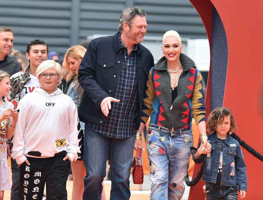 Blake Shelton, Gwen Stefani and Kids Attend 'Ugly Dolls' Premiere