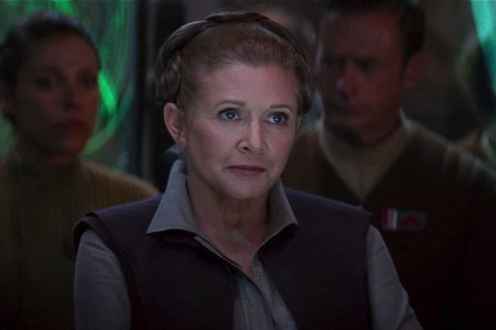 Carrie Fisher Princess Leia in Star Wars Episode IX