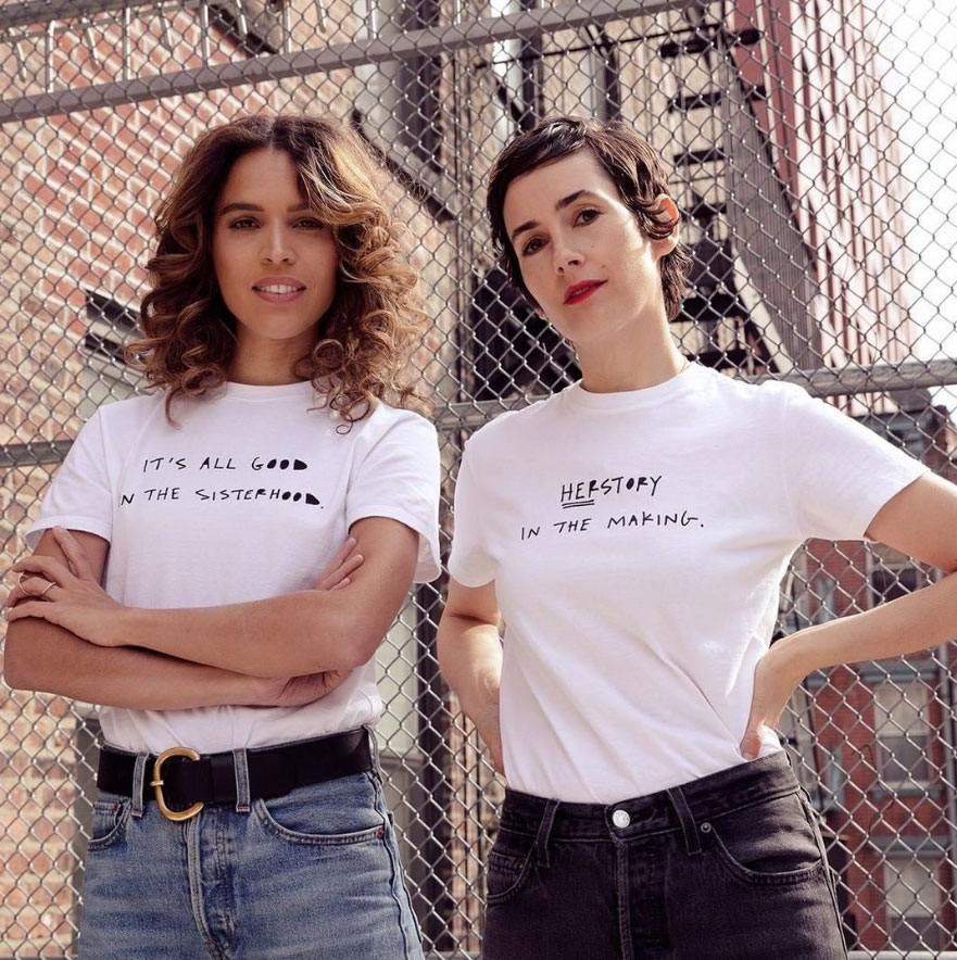Celeb Stylist Karla Welch and Instagram Poet Cleo Wade Teamed With Express Empowering T-Shirt Line