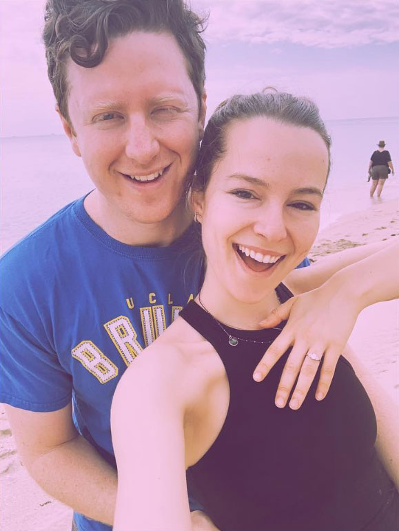 Bridgit Mendler Griffin Cleverly Celebrity Engagements 2019