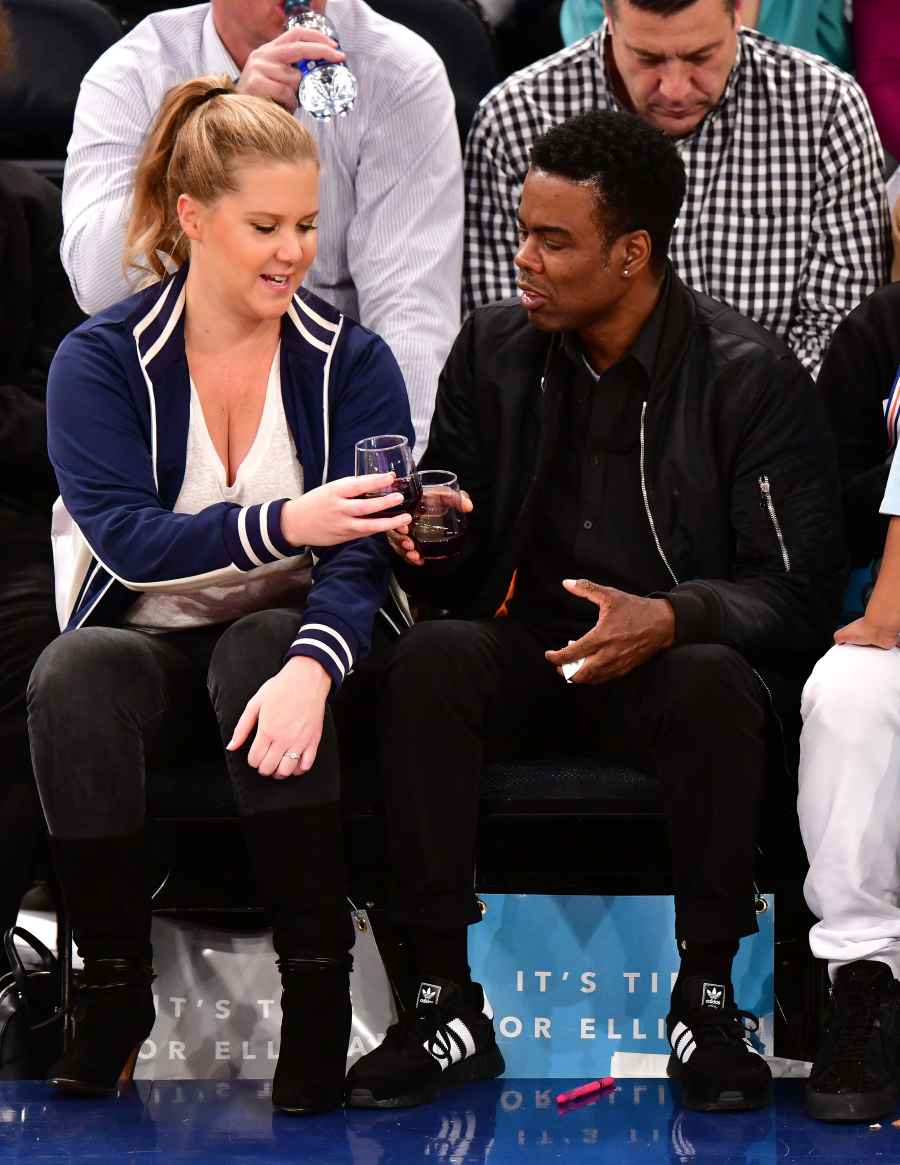 Celebs Eating Courtside