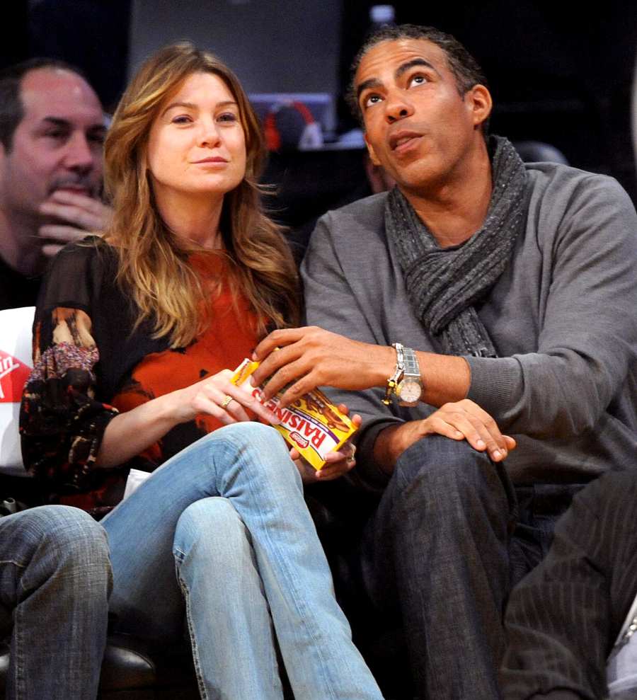 Celebs Eating Courtside