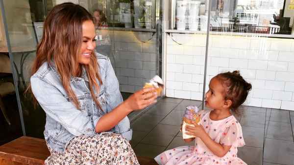 Chrissy Teigen's Daughter Luna Is Freaking