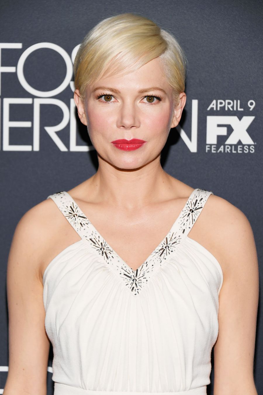 Michelle Williams’ Peachy-Pink Pout
