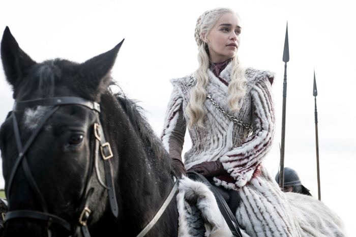Emilia Clarke Game of Thrones Season 8 Premiere Dragon Selfie