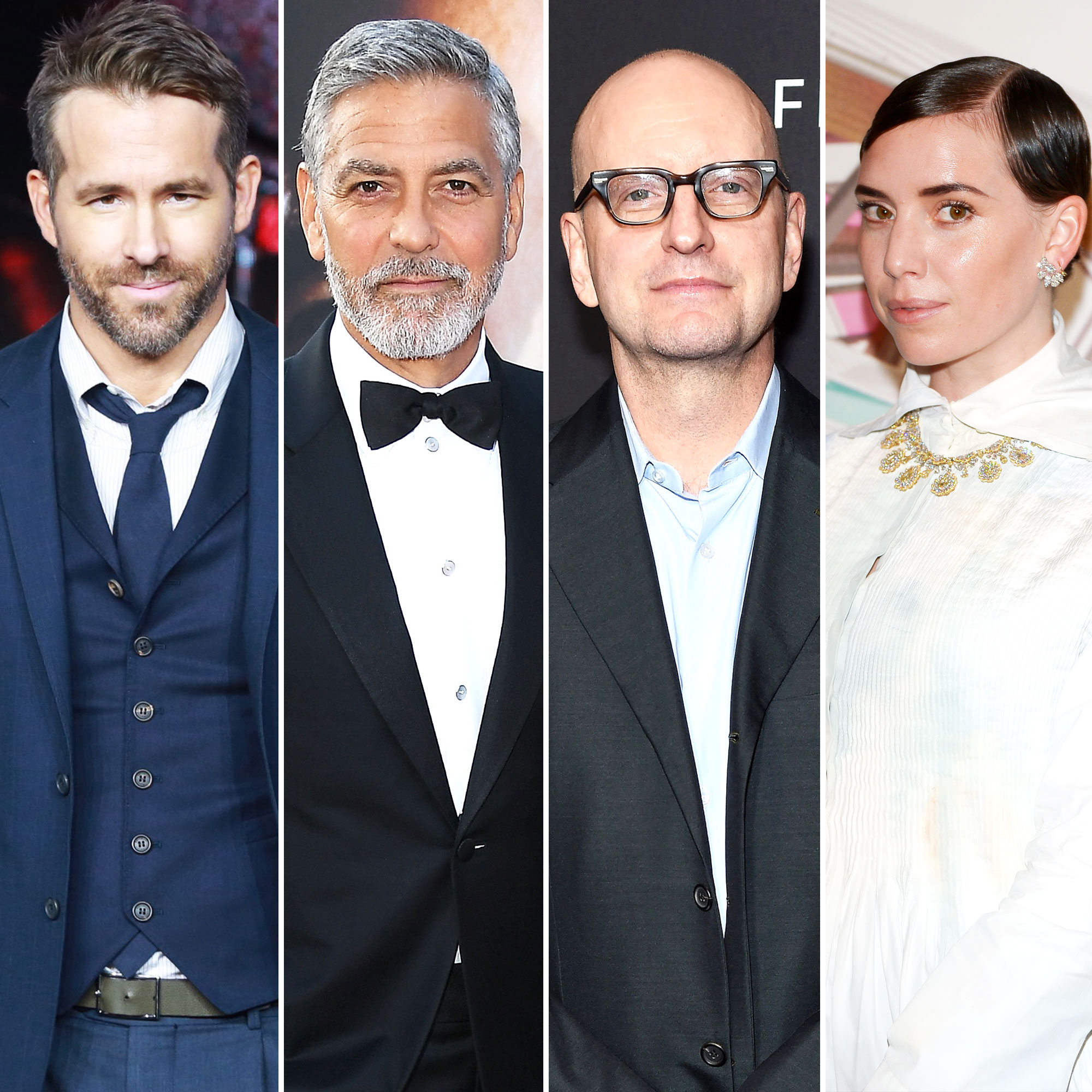 Ryan Reynolds, George Clooney, Steven Soderbergh and Lykke Li This 'Flight of Famous Faces' at MiniBar Hollywood Lets Customers Blindly Match a Celeb to Their Liquor