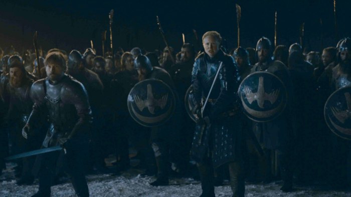 Game of Thrones Ep 3 Season 8 Jaime Lannister Brienne of Tarth