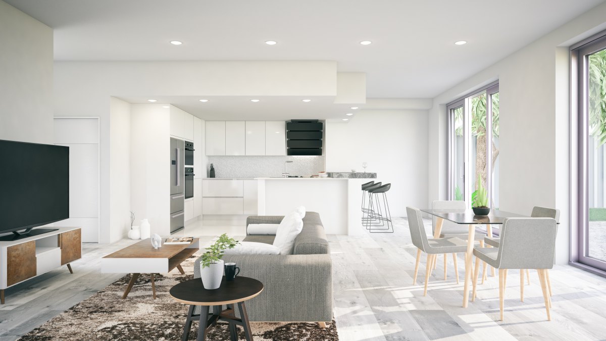 Modern house interior
