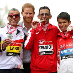 Prince Harry attends Medals 2019 Virgin Money London Marathon