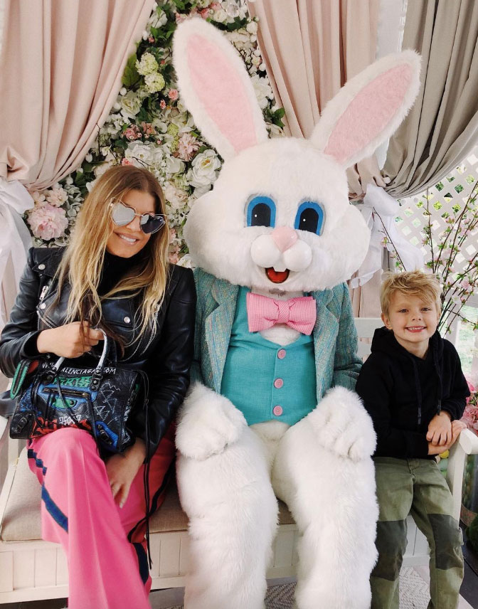 Fergie How the Celebs are Celebrating Easter