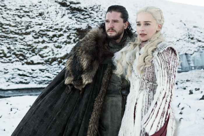 Game of Thrones Season 8 Premiere Kit Harington Jon Snow Emilia Clarke Daenerys Targaryen