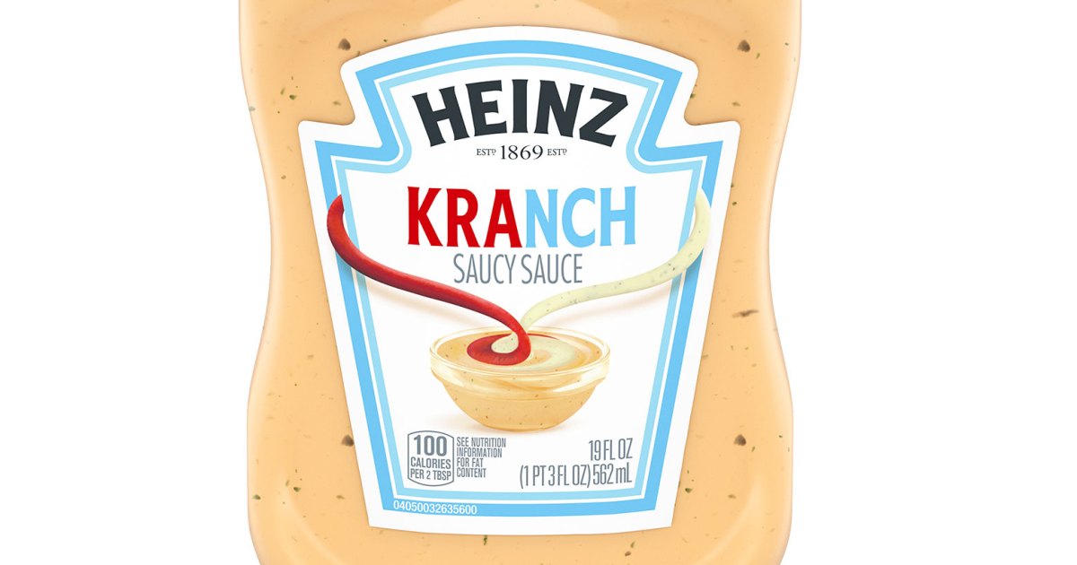 Ulempe Norm Højttaler Heinz's New Kranch Sauce Combines Ketchup and Ranch