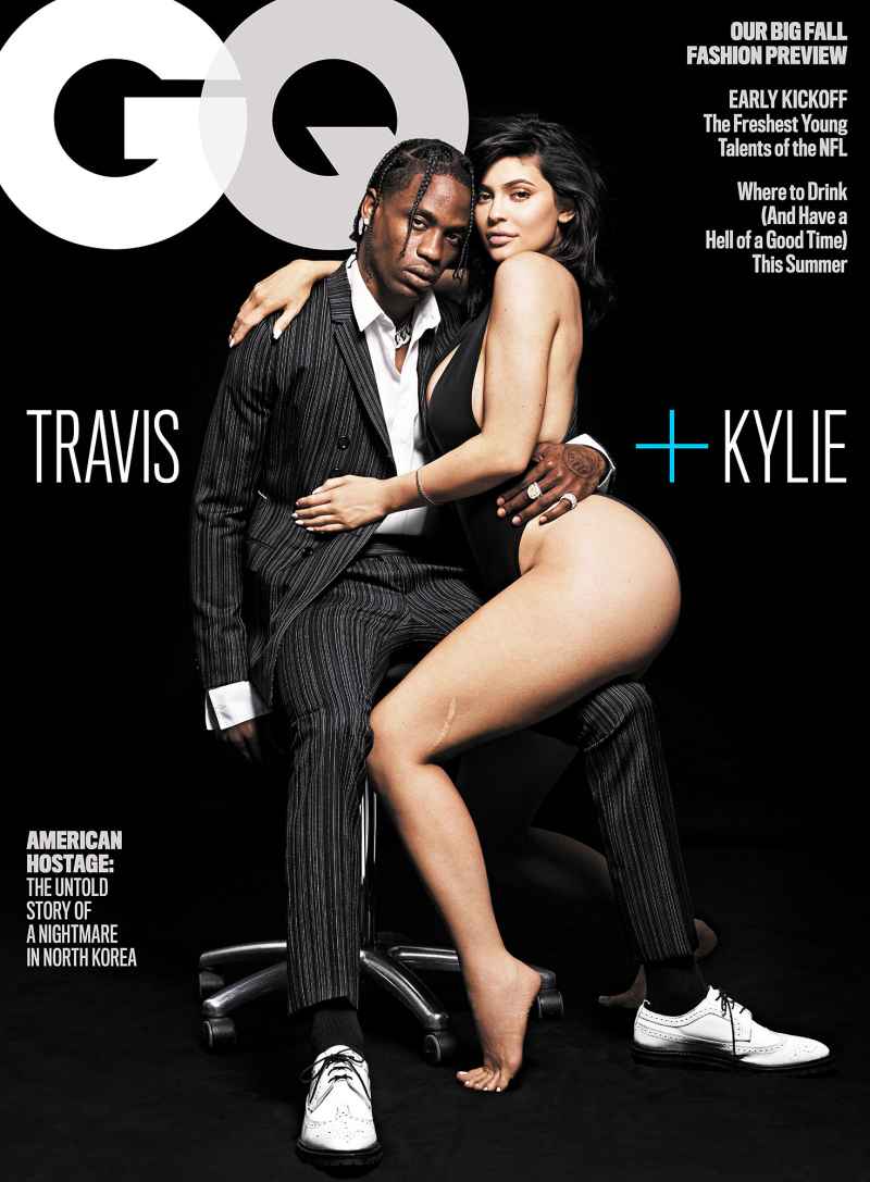 Kylie and Travis Sweetest Quotes GQ Cover