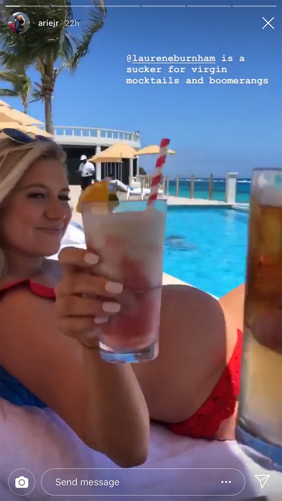 Arie Luyendyk Jr. and Lauren Burnham Bermuda Babymoon