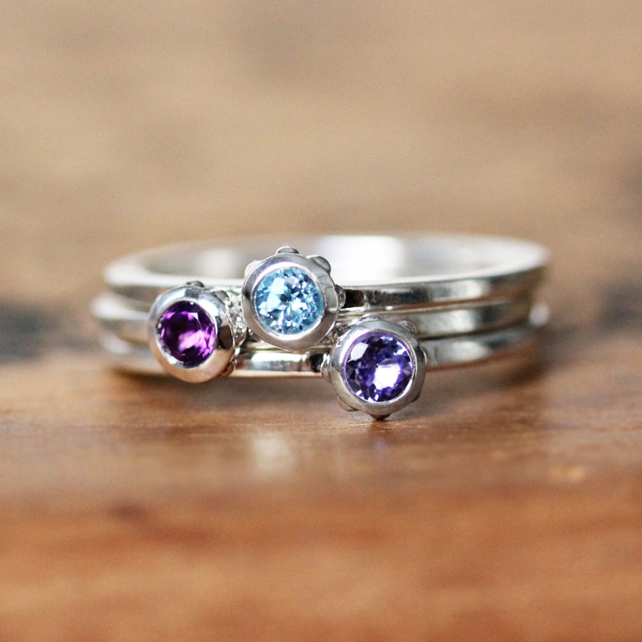 Metalicious-Birthstone-Stacking-Rings