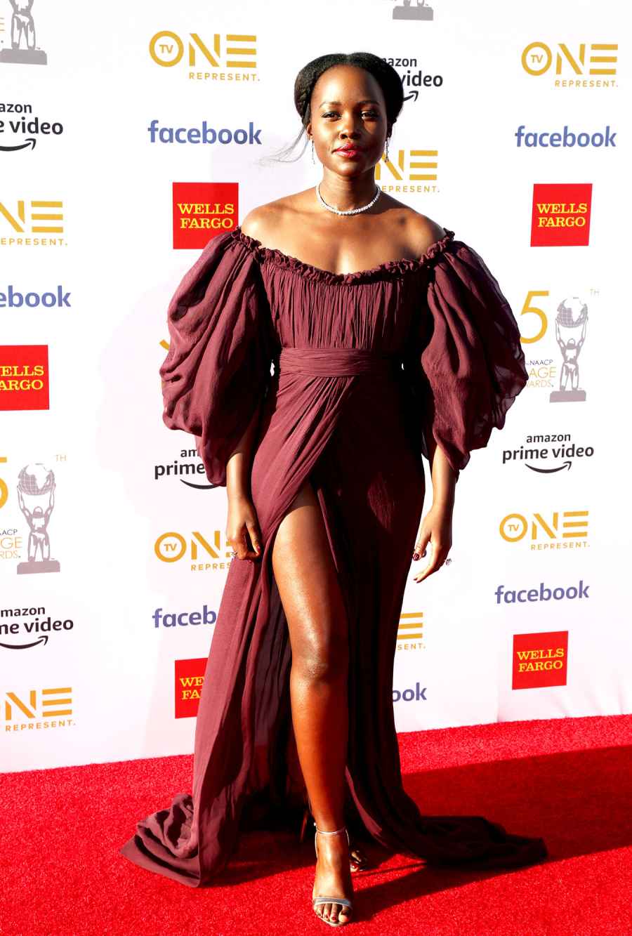 Lupita Nyong'o See the Stars at the NAACP Image Awards