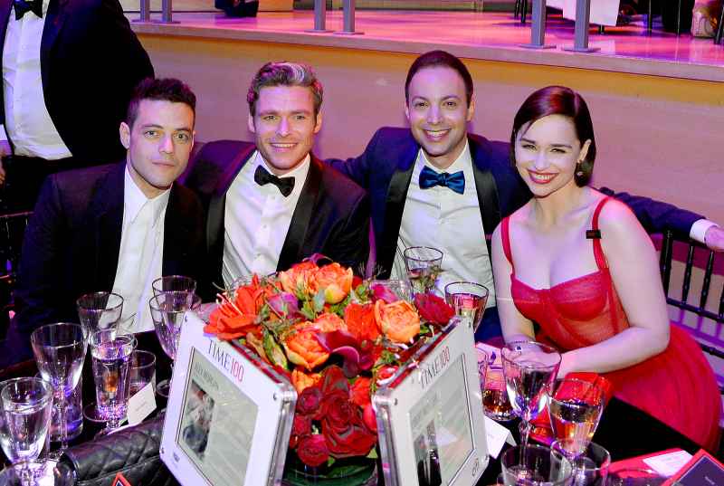 Rami-Malek,-Richard-Madden,-Dan-Macsai,-and-Emilia-Clarke-Time-100